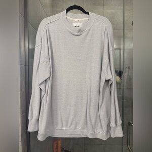 Aerie Light Gray Women’s Crewneck Sweater